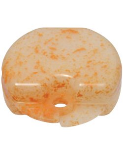 Orthodontic Retainer Denture mouthguard Case Orange x 1