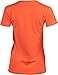 Ann Arbor T-shirt Co. Jack O' Lantern Pumpkin Women's T-Shirt/Easy Halloween Costume Fun Tee-Orange-Medium