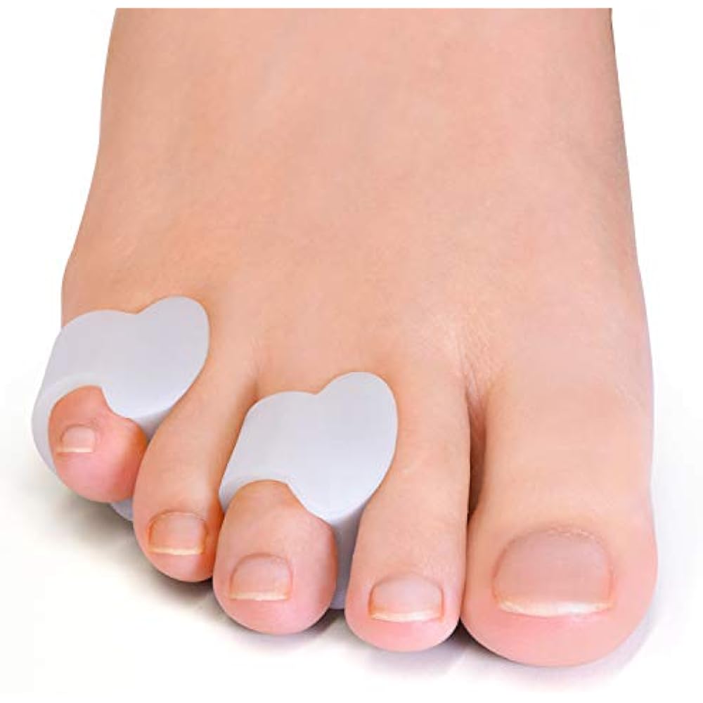 Welnove Gel Toe Separator, Pinky Spacers, Little Cushions For