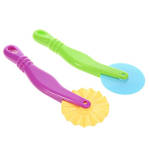 Feeko Dough Tools, 6-Piece Plastic Art Clay and Dough Toy Stroke Modeling Dough Tool for Children Aged 3 and Over