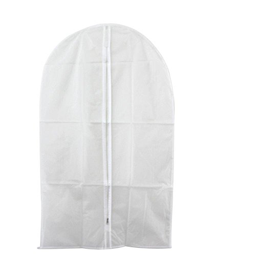 Bringsine Top Quality See-Through Travel Garment Suit Clothes Covers Bags clothes Organizer Dress Dustproof Storage Zipper Bags Protector 40 Inches Long, Pack of 5 (60x100CM)