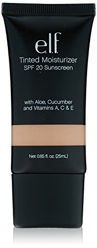 e.l.f. Cosmetics Tinted Moisturizer, Light Coverage, UVA/UVB SPF 20 Protection, Beige, 0.88 Fluid Ounces (Best Moisturizer For Makeup)