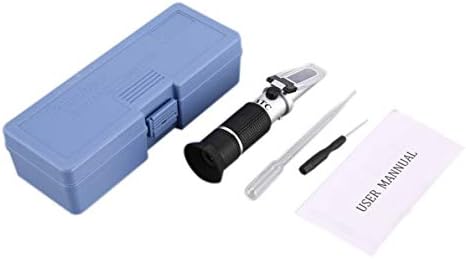 Handheld Refractometer 25-40% Sugar 0-25% Alcohol Concentration Optical Wine Content Meter Mini ATC Measuring Tester
