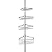 iDesign Steel 4-Shelf Extendable Tension Shower Caddy, The York Collection - 8