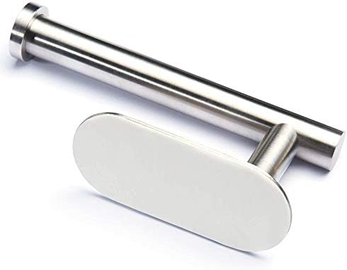 SHSJMY Paper Towel Rack Perforation-Free Paper Towel Rack 304 Stainless Steel Toilet Paper Rack Bathroom Hardware Toilet Roll Rack