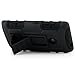 NOKIA Lumia 520 Case, CellJoy [Future Armor] (Black) Nokia 520 Hybrid Cases Full Body Dual Protective Cover [Heavy Duty] Kickstand Case »» Shock-proof «« [Belt Clip Holster Combo] - Robot Case