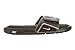 Nike Mens Comfort Slide 2 Sandal (10, Black/Metallic Silver/White)
