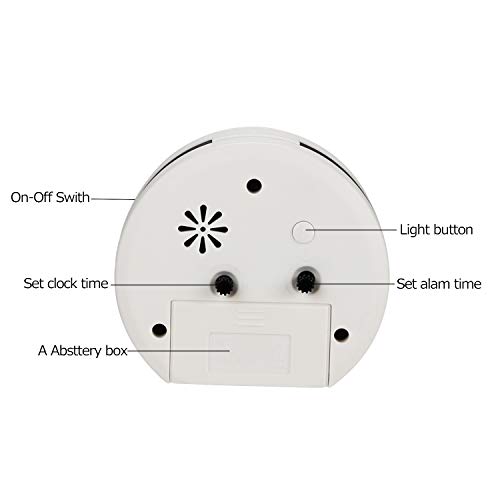 image for Onioc Bedside Alarm Clock with Backlight and Extra Loud Melody Sound, 