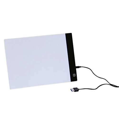 WensLTD A4 Ultra-thin Portable LED Light Box USB Power Artcraft Tracing Light Pad For Drawing