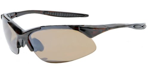 Polarized JMP44 Sunglasses for Fishing, Cycling, Golf, Kayaking Superlight Tr90 Frame (Caramel)