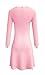 TULIPTREND Women's Celebrity Peter Pan Collar Wear Work Fitted Dresses, Pink, Large