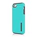 iPhone SE 5S 5 Case, Incipio iPhone SE 5S 5 Case DualPro Shockproof Hard Shell Hybrid Rugged Dual Layer Protective Outer Shell Shock and Impact Absorption Cover - Turquoise/Charcoal