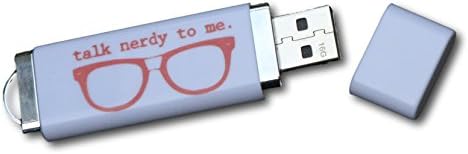 Novelty USB Flash Drive "Talk Nerdy To Me" And "Byte Me!" 16GB 2.0 USB Key, Stick, Jump, Pen Drive - Awesome Gift for Family and Friends and Computer Engineering Nerds