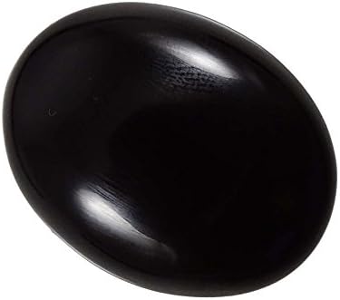 Certified Natural Black Akik Stone/Black Onyx/Aqeeq Stone/Hakik Stone 4.35 Carat by AKELVI GEMS