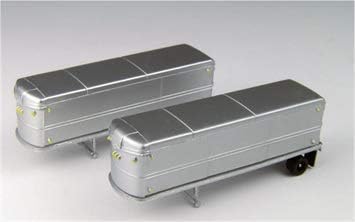 Classic Metal Works N Scale 19' Aero Van Tandem Trailers in Package 2 Item 51167