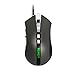 AUKEY RGB Gaming Mouse with Omron Switches, 8 Programmable Buttons, 4 Adjustable DPI Levels, and Optional Weights for Desktop Computers and Laptops