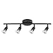 Globe Electric 59354 Payton 4-Light Track Lighting, Matte Black