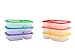Quantum Produkt Meal Prep Lunch Box Bento Containers-SET OF 6