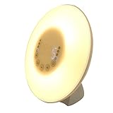 Wake Up Light with Sunrise Simulation Electronic Alarm Clocks and Touch Control Digital Clock
