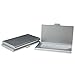Business Card Holder Aluminum Business Name Card Credit Card Case Sliver Pack of 3(Sliver)