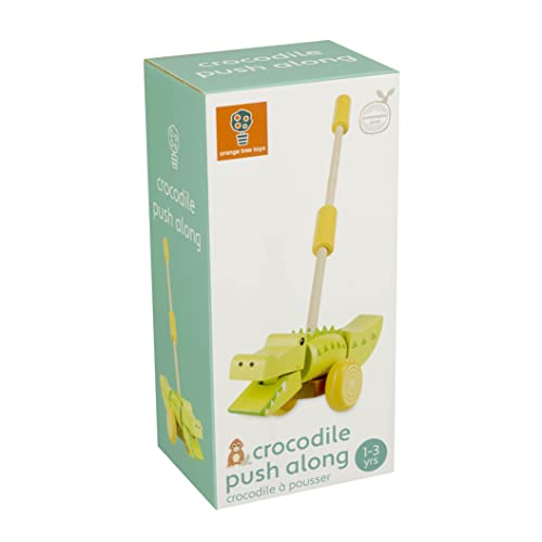 Orange Tree Toys Push Along, Crocodile (Boxed) Pricepulse