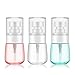 Segbeauty 1oz Mist Spray Bottles, 3pcs 30ml Mini Airless Fine Mist Small Spray Bottle Empty Clear Travel Containers Water Mist Sprayer for Essential Oils Makeup Skincare Toner
