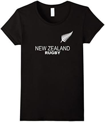 Womens New Zealand Rugby Tshirt XL Black