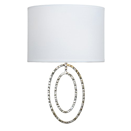 Crystorama 341-SA Contemporary Modern Two Light Wall Sconce from Jolie collection in Pwt, Nckl, B/S,