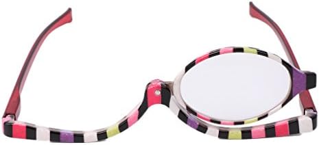 BushYou Magnifying Glasses Makeup Cosmetic Reading Glass Folding Eyeglasses +1.0~+4.0 (4.0)