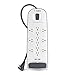 Belkin 12-Outlet USB Power Strip Surge Protector w/Flat Plug, 6ft Cord - Ideal for Computers, Home Theatre, Appliances, Office Equipment (3,996 Joules) primary