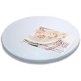 Cakebon Cake Drums Round 12 Inches - (White, 1-Pack) - Sturdy 1/2 Inch Thick - Professional Smooth Straight Edges