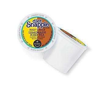 Diet Snapple Half'n Half Lemonade Iced Tea Keurig K-Cups, 88 Count