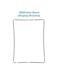 OmniRepairs-For iPad 3 (3ª generación), digitalizador de pantalla táctil de cristal OEM de repuesto con botón de inicio Flex, cinta adhesiva, bisel de marco medio, protector de pantalla y kit de herramientas de reparación