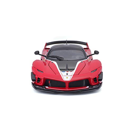 Bburago Ferrari FXX-K EVO: hochwertiges Modellauto im MaÃstab 1:18, Ferrari Signature Edition, Kofferraum, Türen und Motorhaube zum Ãffnen, lenkbar, 27 cm, rot #54 (18-16908R) – Bild 3