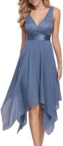 blue satin dress amazon Maxi Dress Blue Long Dress Emeline V-Neck Satin Maxi Dress Size 2