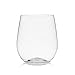 12 Stemless Plastic Wine Glasses - 15 oz. | Unbreakable Wine Glasses | Shatterproof Wine Glass | Plastic Drinking Glasses | Vino Wine Cups | Disposable Wine Glasses | Party Wine Glasses Set [Berevino]