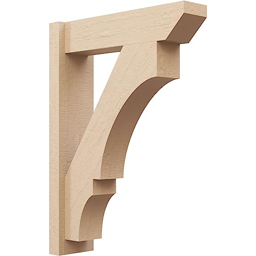 Ekena Millwork 6"W x 22"D x 30"H Balboa Slat Rough Cedar Woodgrain TimberThane…