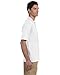 ECOnscious Men's 100% Organic Cotton Pique Polo (White, Medium)