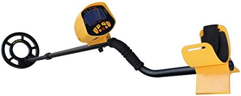 Funnyrunstore Deep Underground Metal Detector High Sensitivity LCD Screen Hunter Finder(Color:Yellow)
