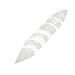 1 (ONE) Spiral Selenite Wand - Double Terminated Spiral Point Selenite Wand - Rock Paradise Exclusive - COA
