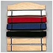 Six Level Martial Arts Karate Belt Display