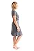 Kindred Bravely The Angelina Ultra Soft Maternity & Nursing Nightgown Dress (Slate Grey, Medium)