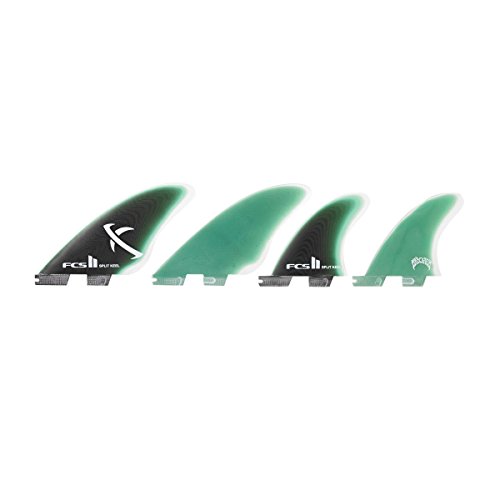 FCS II MB PG Split Keel Quad Surfboard Fins
