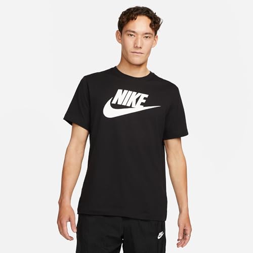 Icon Futura, Sportswear Men S Tshirt Donna, Nero (Black/White), M