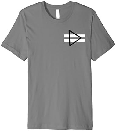 Mens COMME TOGETHER - PLAY TOGETHER WHITE STRIPE TEE Large Slate