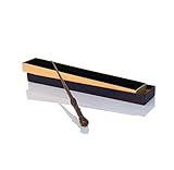 FUNPRT Handcrafted Magic Wand, Handcarved, Black Wand, Professor Wand, Wizard Sorcerer's Wand