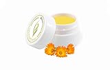 ARNALIA Calendula 100% Natural & Organic Wild Herbs Gentle Eye & Face Cosmetic Balm; Emollient Anti Aging Moisturizer Cream; Soothing, Hydrating; Sensitive, Normal Skin; Rosacea, Eczema (0.3oz)