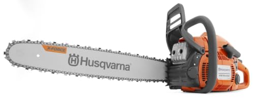 Husqvarna 450 Rancher Gas Chainsaw, 50.2-cc 3.2-HP, 2-Cycle X-Torq Engine, 20 Inch