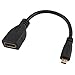 Afunta Micro HDMI Male D to HDMI Female A Jack Adapter Cable Convertor 1080P
