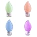 3oz Silicone Travel Sized Bottles 4 colors green pink purple blue-shampoo, conditioner